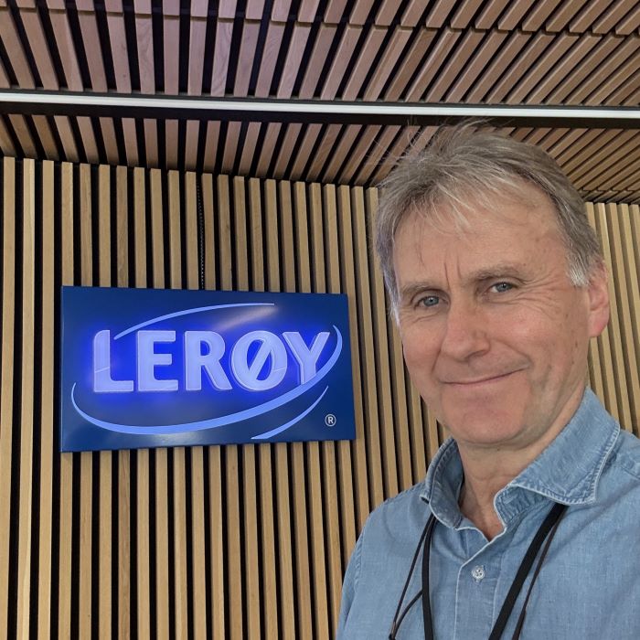Thomas Paiva jobber i Lerøy. 