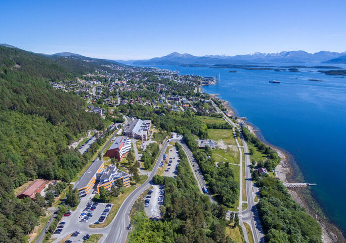Drone photo of Molde Campus