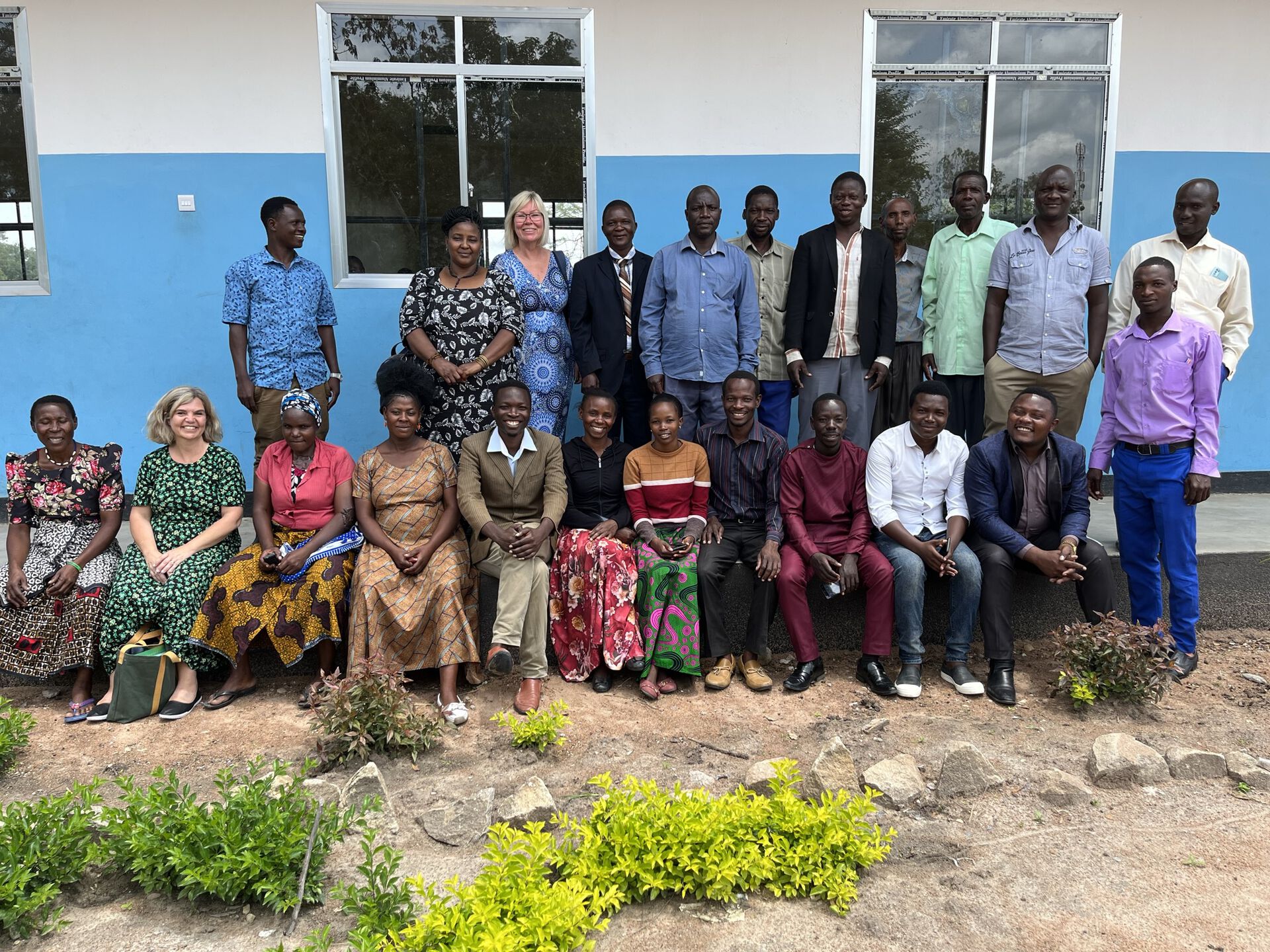 Staff at Busami Primary School