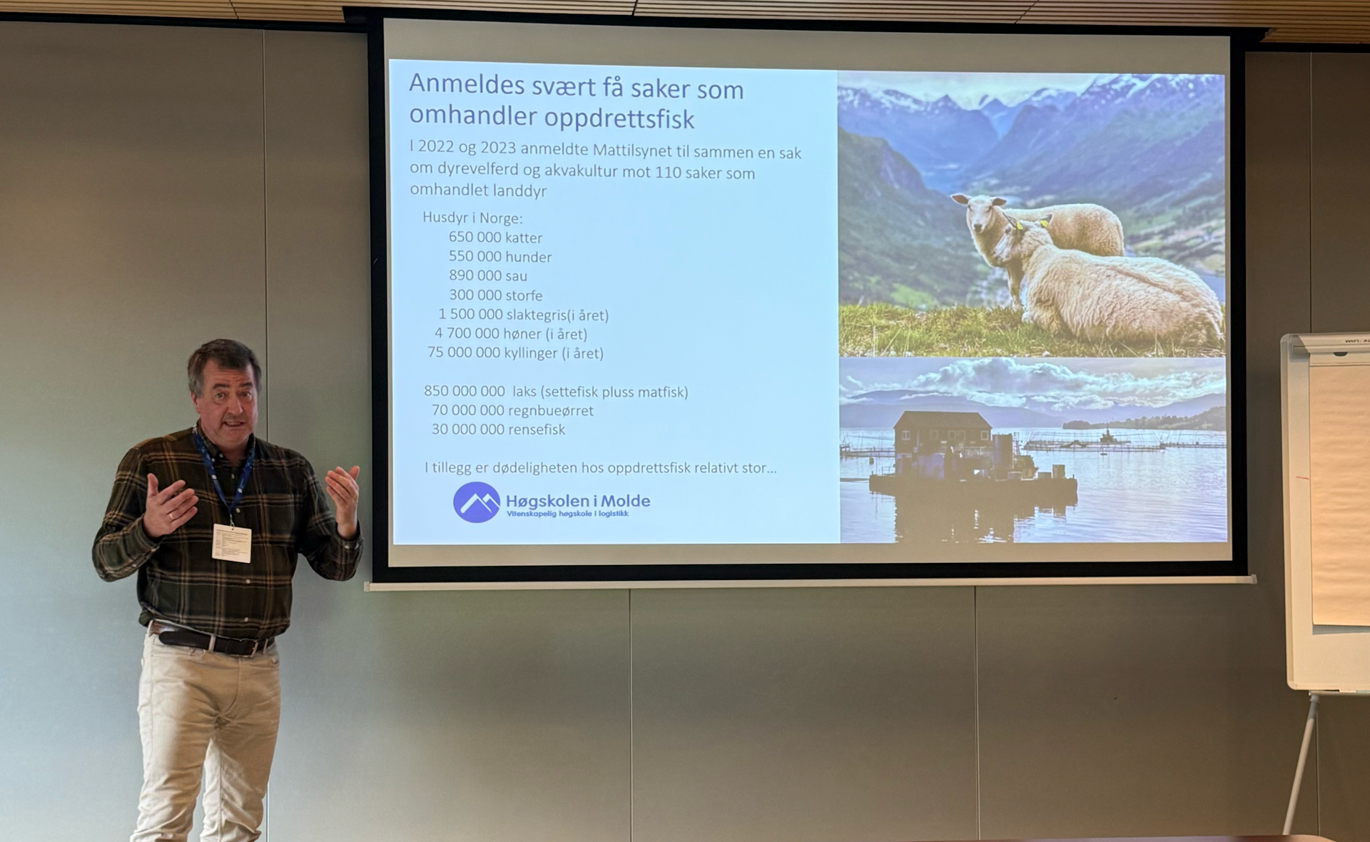 Øystein Klakegg holder foredrag på Fjordkonferansen