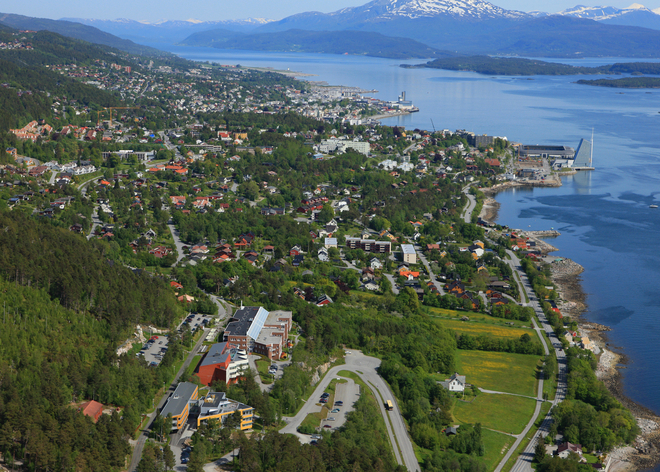 Oversiktsbilde over Molde Campus