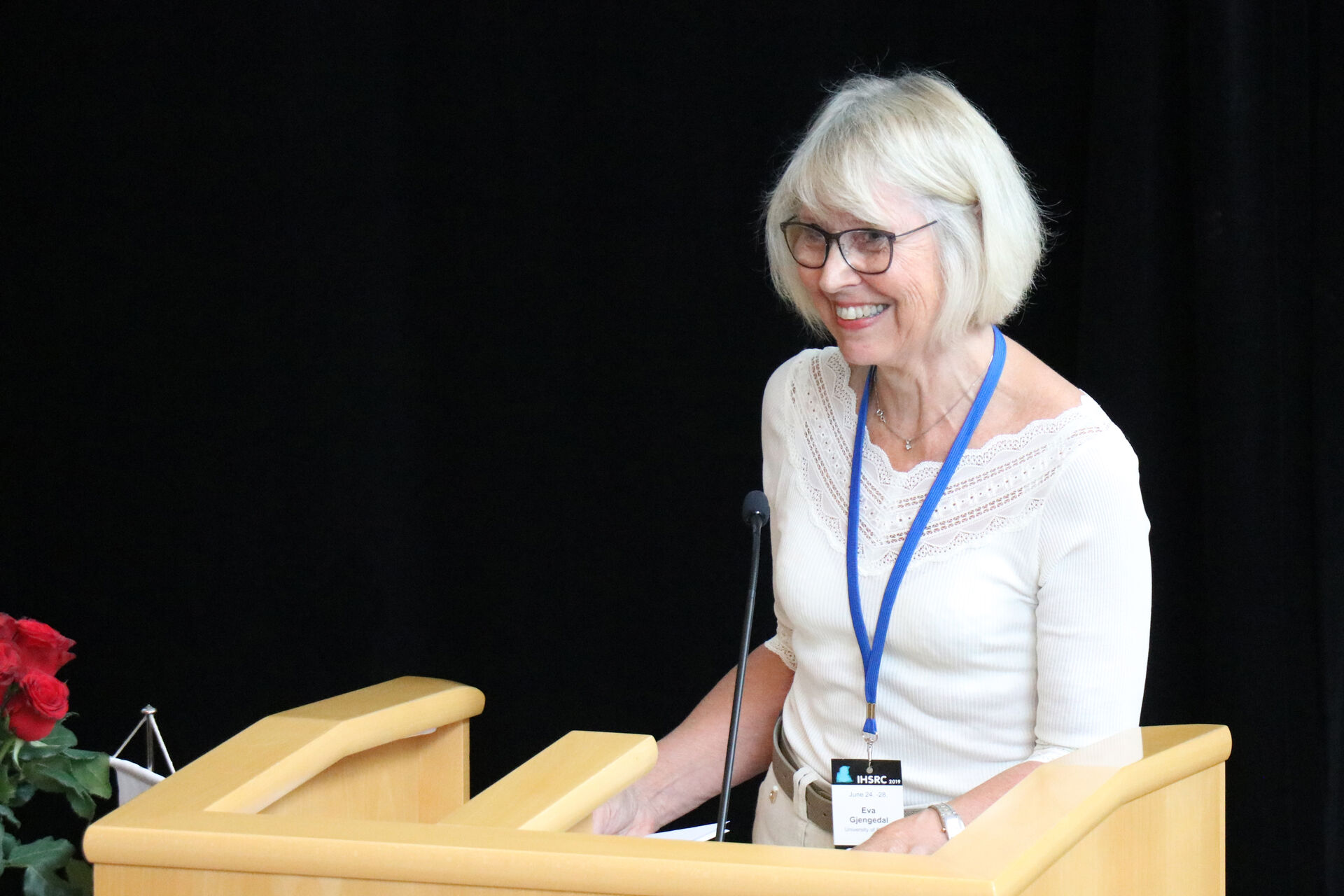 Professor Eva Gjengedal var første keynote-speaker