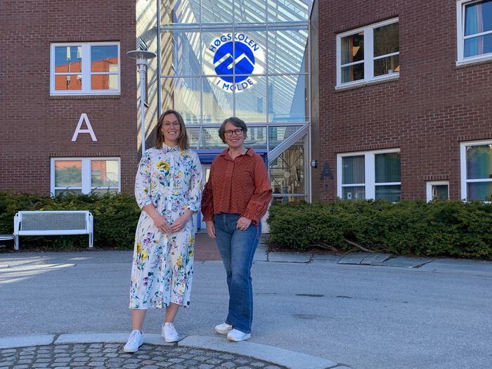 Bilde av rektor og viserektor ved HiMolde