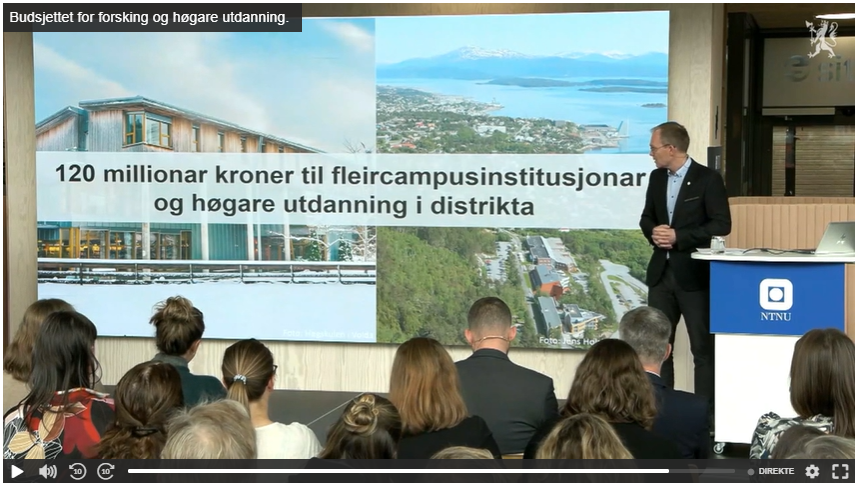Bilda av statsråd Oddmund Hoel.