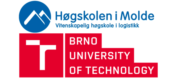 Bilde av logo av Høgskolen i Molde og BRNO university of technology