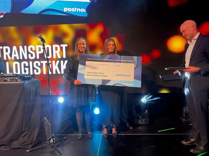 Transport og Logistikkprisen 2025 for Norges beste bacheloroppgave.