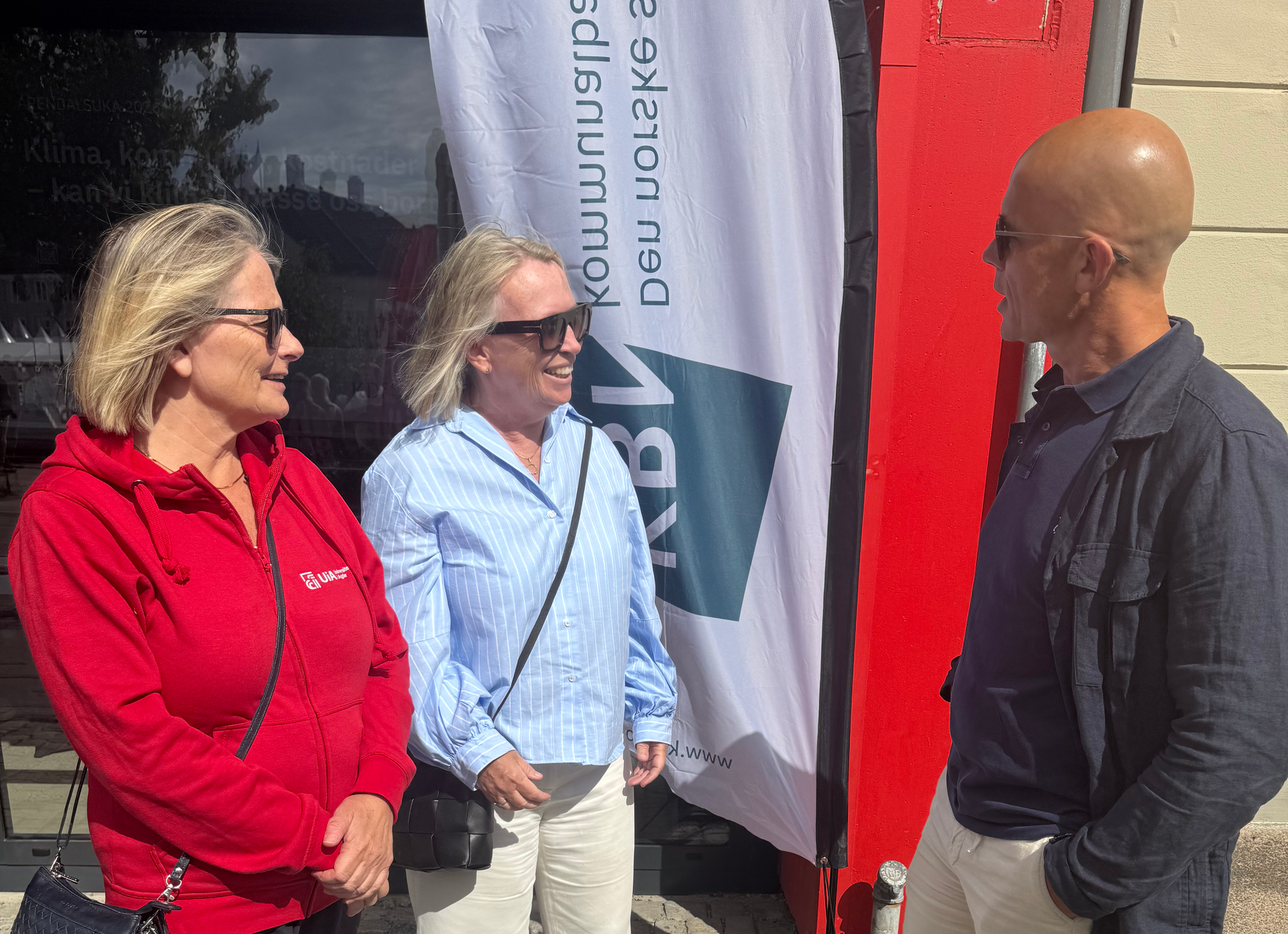 elin mordal i samtale under Arendalsuka