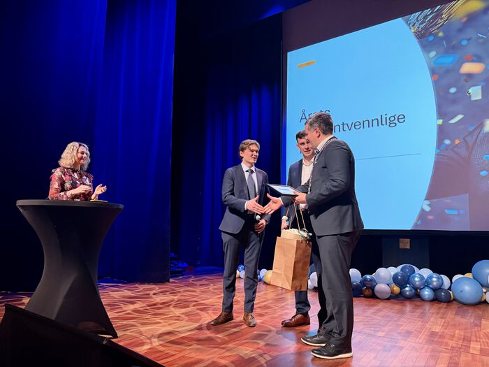 Bilde av prisutdelingen