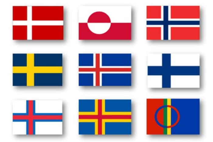 Nordiske flagg.