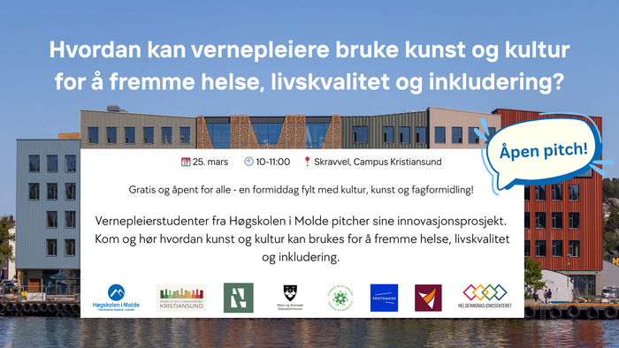 Plakat som viser invitasjonstekst til arrangementet. 