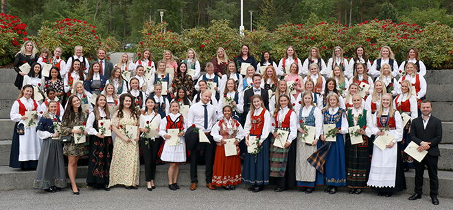 Bilde frå tidlegare bacheloravslutning.