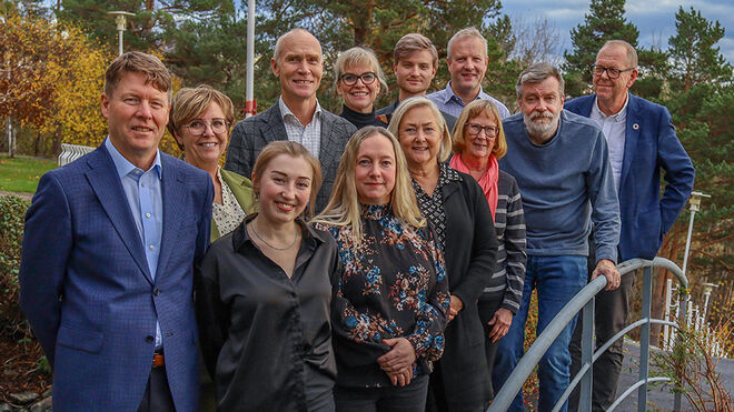 Gruppebilde av høgskolestyret - Høgskolen i Molde 2022 - 2023 