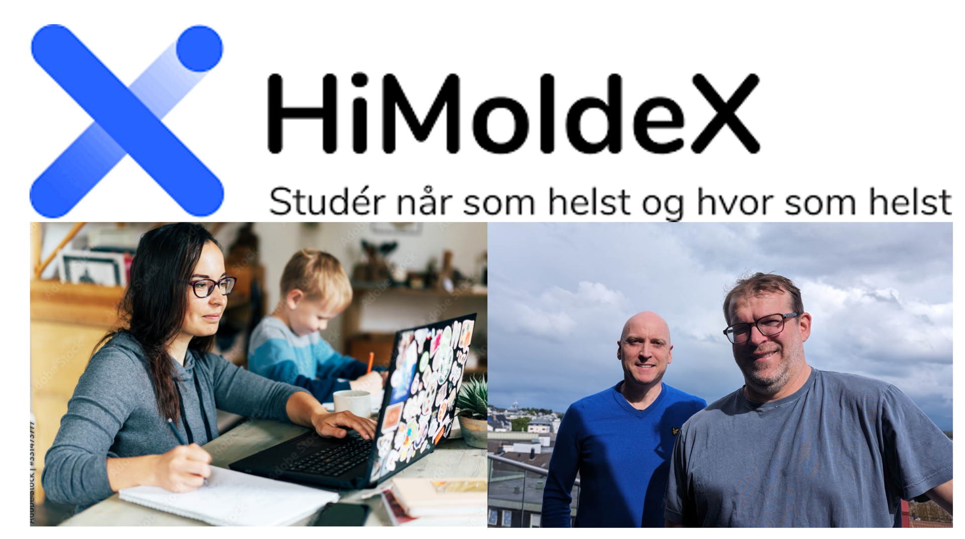 Bilde av HiMoldeX pådrivere Pettersen og Rekdal