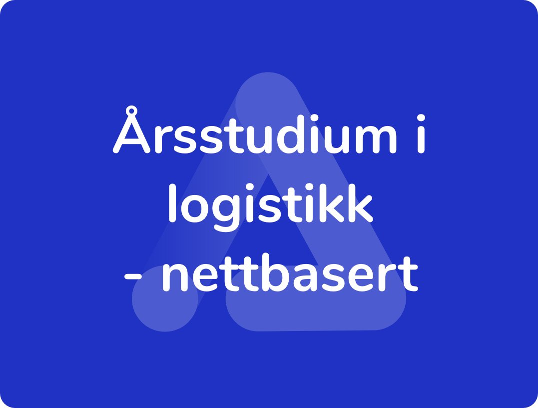Årsstudium i logistikk - nettbassert