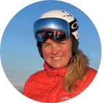Jannicke Moen Hansen ute en vinterdag