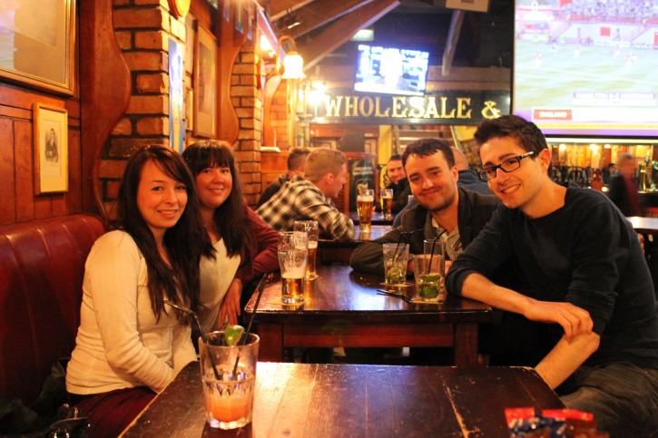 Brun pub i Dublin. (Foto: Silje Barø 2014).