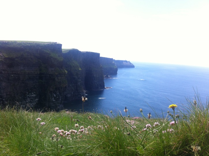 Utsikt Irland. (Foto: Silje Barø 2014).