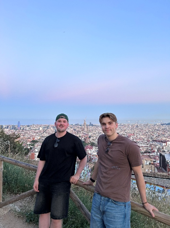 Utsikt over Barcelona (Foto: Vedeld 2026).