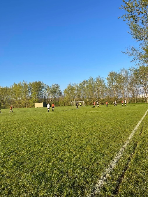 Fra fotballtreninger med IF 92. (Foto: June Fjellvik 2024).
