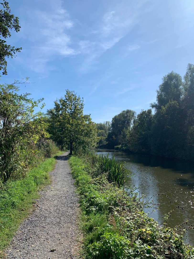 Joggeløype. (Foto: Jonas Otto Jensen 2019).