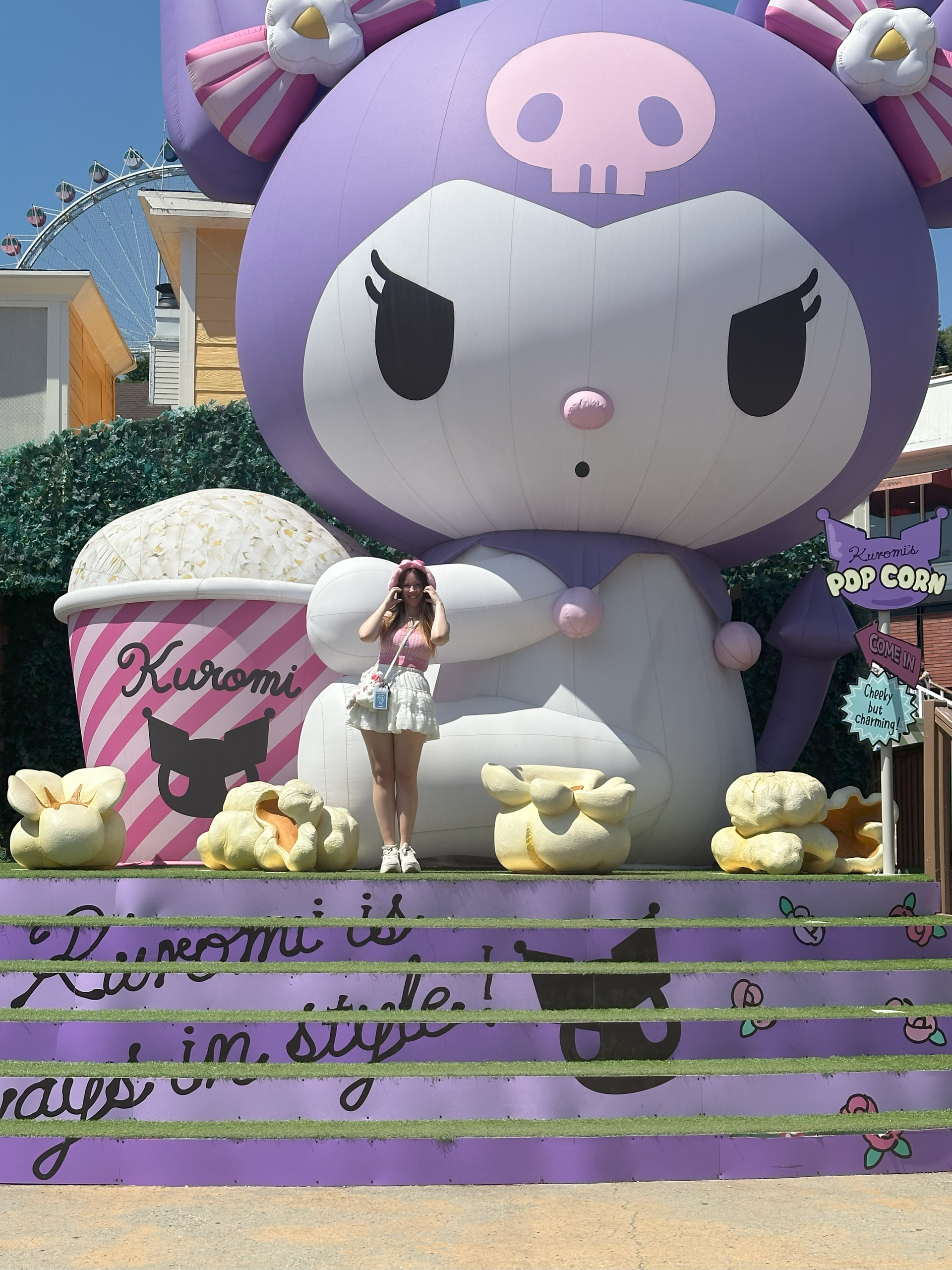 Kuromi figur fra Everland. (Foto: Emilie Asbølmo Johannesen, 2024). 