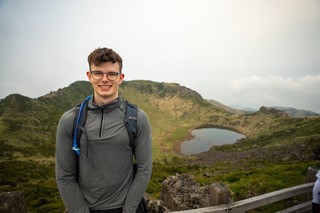 Toppen av Sør-Koreas høyeste fjell, Hallasan