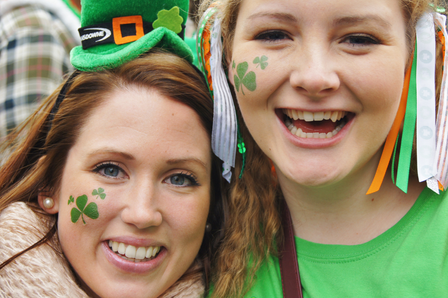 Bilde: Jarle Pettersen 2016. Studenter ferier St. Patrick's day.